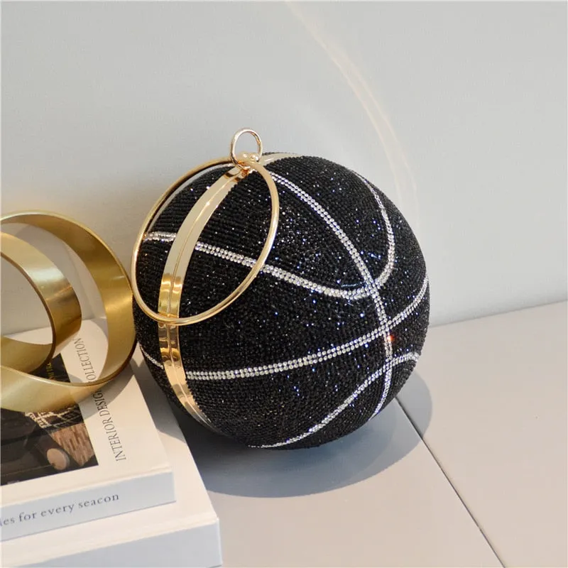 New Big Size Shape Basket Ball Clutch Bag