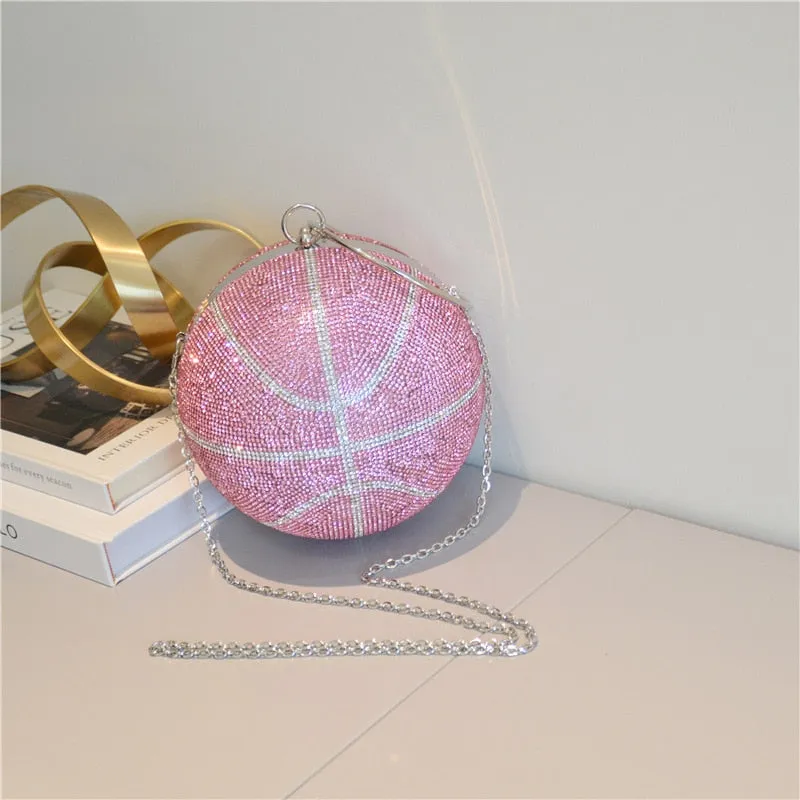 New Big Size Shape Basket Ball Clutch Bag