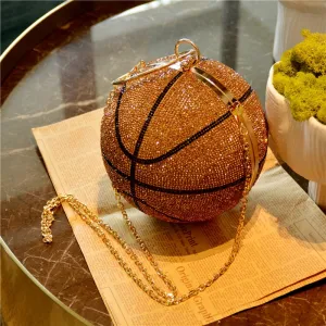 New Big Size Shape Basket Ball Clutch Bag