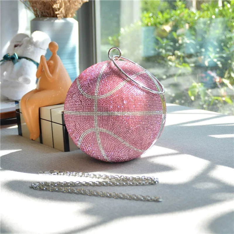 New Big Size Shape Basket Ball Clutch Bag