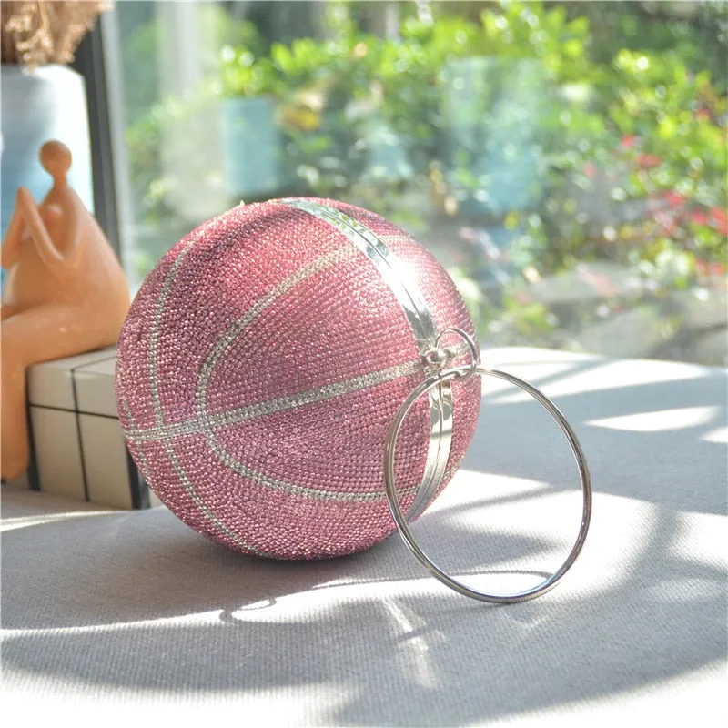 New Big Size Shape Basket Ball Clutch Bag