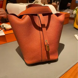 New bucket bag leather women's handbag advanced sense large capacity first layer cowhide basket bag