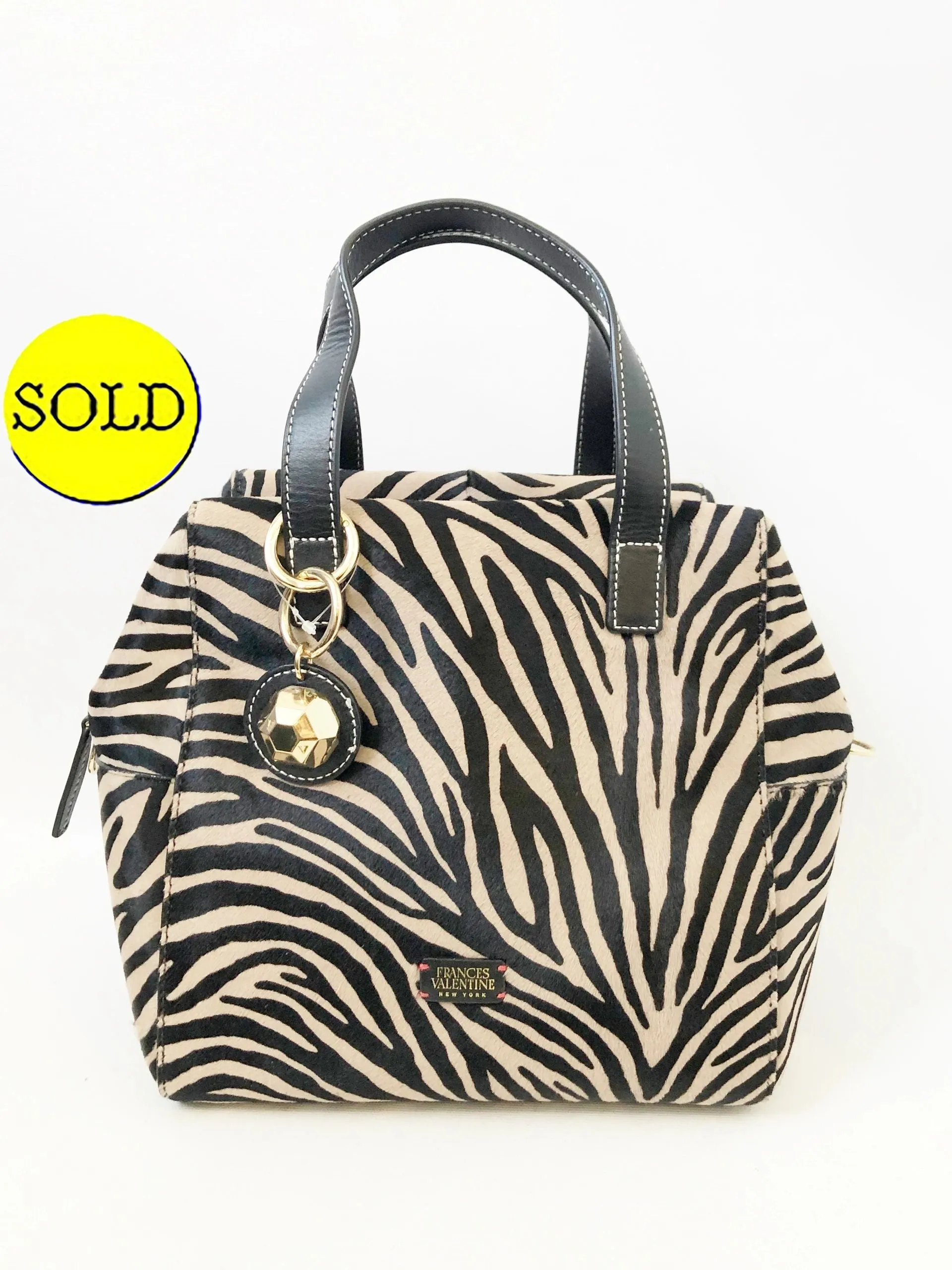 NEW Frances Valentine Calf-Hair Sabrina Satchel