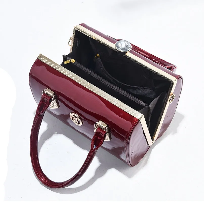 New Luxury Patent Leather Women'S Bags