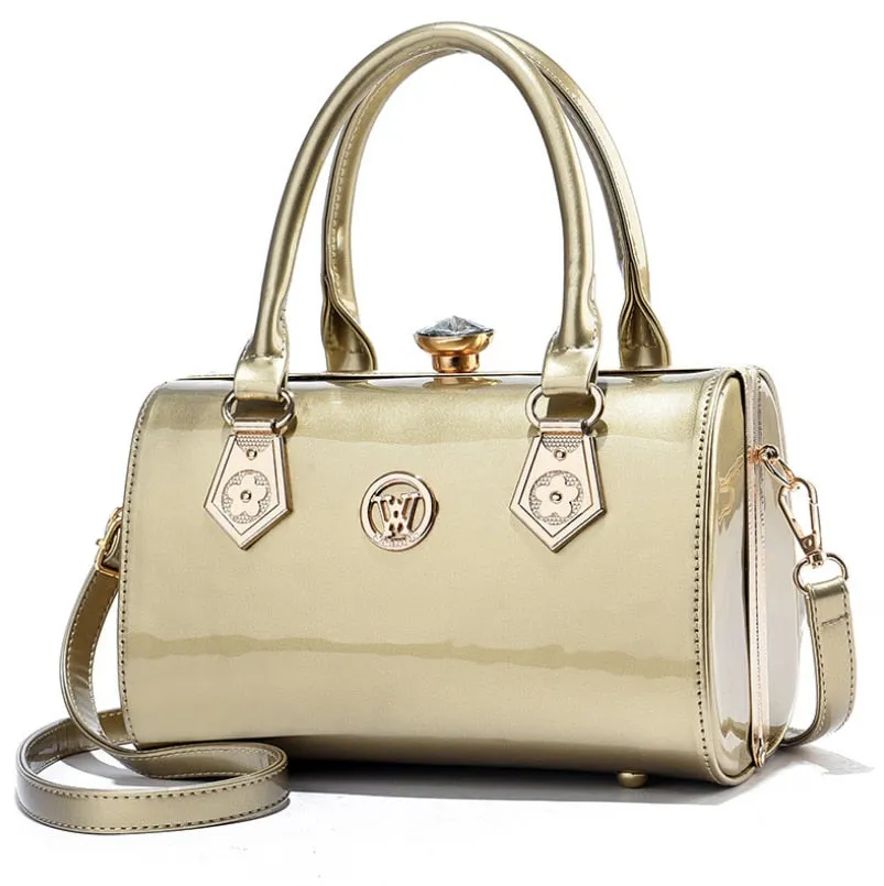 New Luxury Patent Leather Women'S Bags