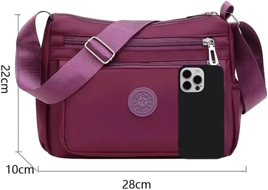 Nylon Handbags for Women Designer Shoulder Bag Top Handle Crossbody Bags Designer Satchel Purse with Strap