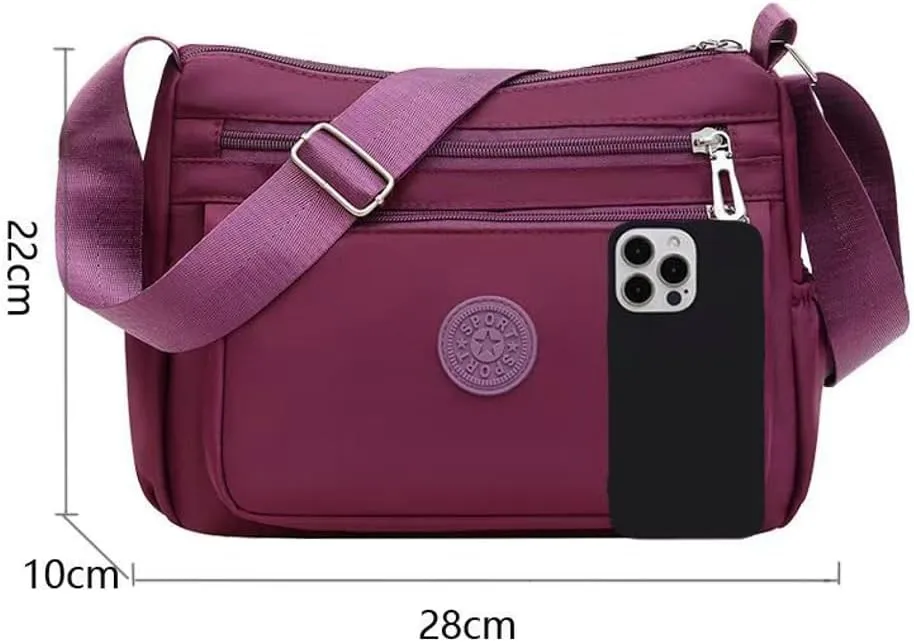 Nylon Handbags for Women Designer Shoulder Bag Top Handle Crossbody Bags Designer Satchel Purse with Strap