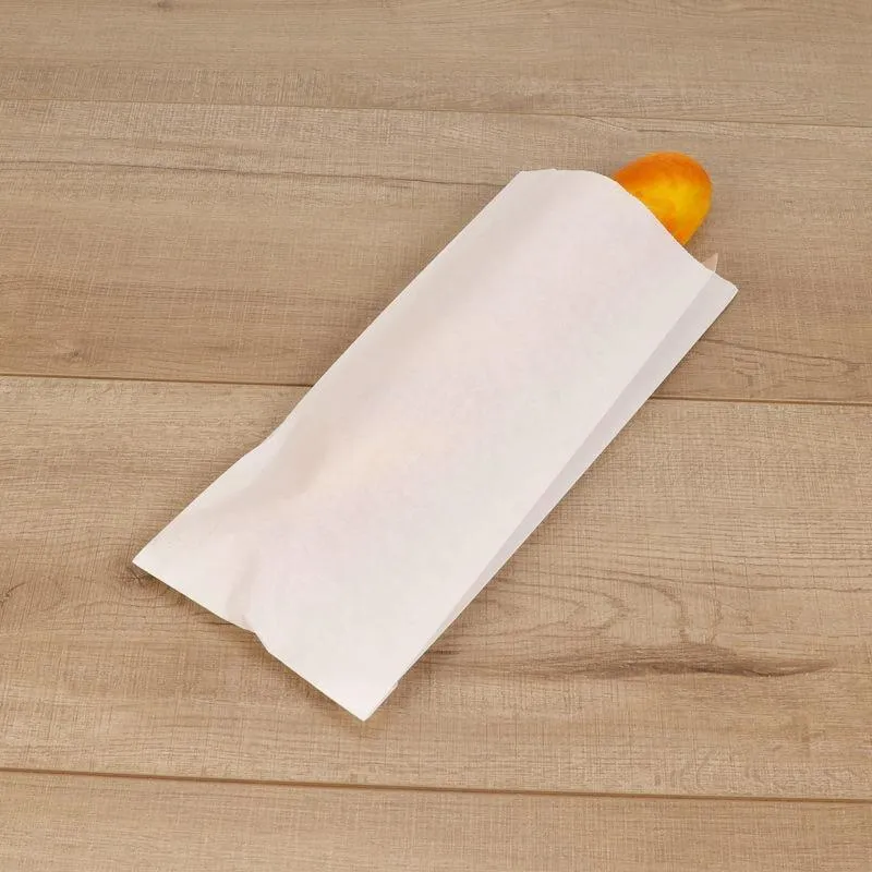 Oil-Proof Paper Bags 1000PCS White