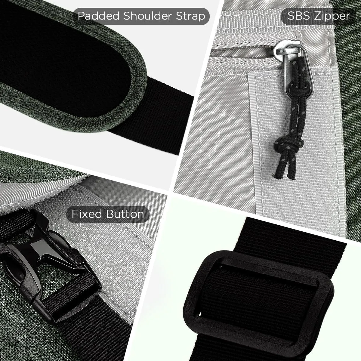 OIWAS Laptop Messenger Bag for Men Crossbody 15.6 Inch Satchel Bags Briefcase Shoulder Bag Work Travel Women Green