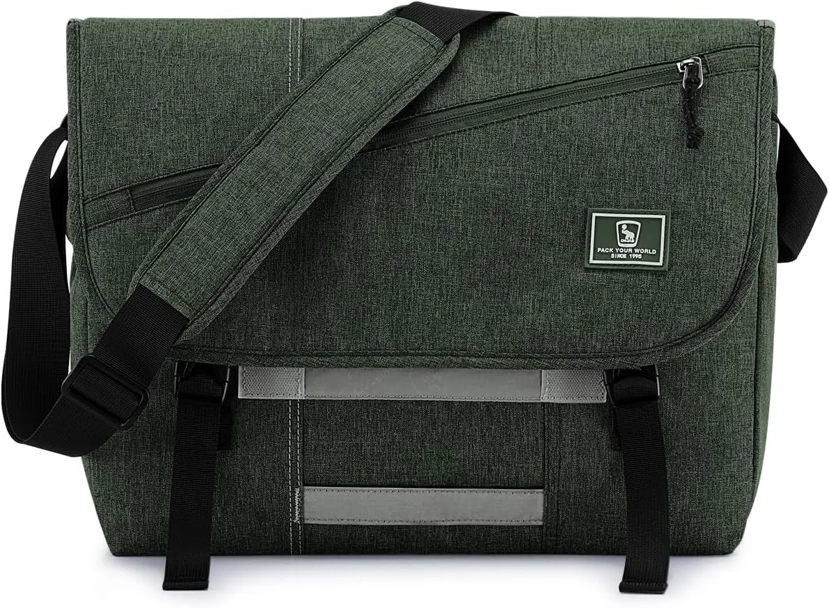 OIWAS Laptop Messenger Bag for Men Crossbody 15.6 Inch Satchel Bags Briefcase Shoulder Bag Work Travel Women Green