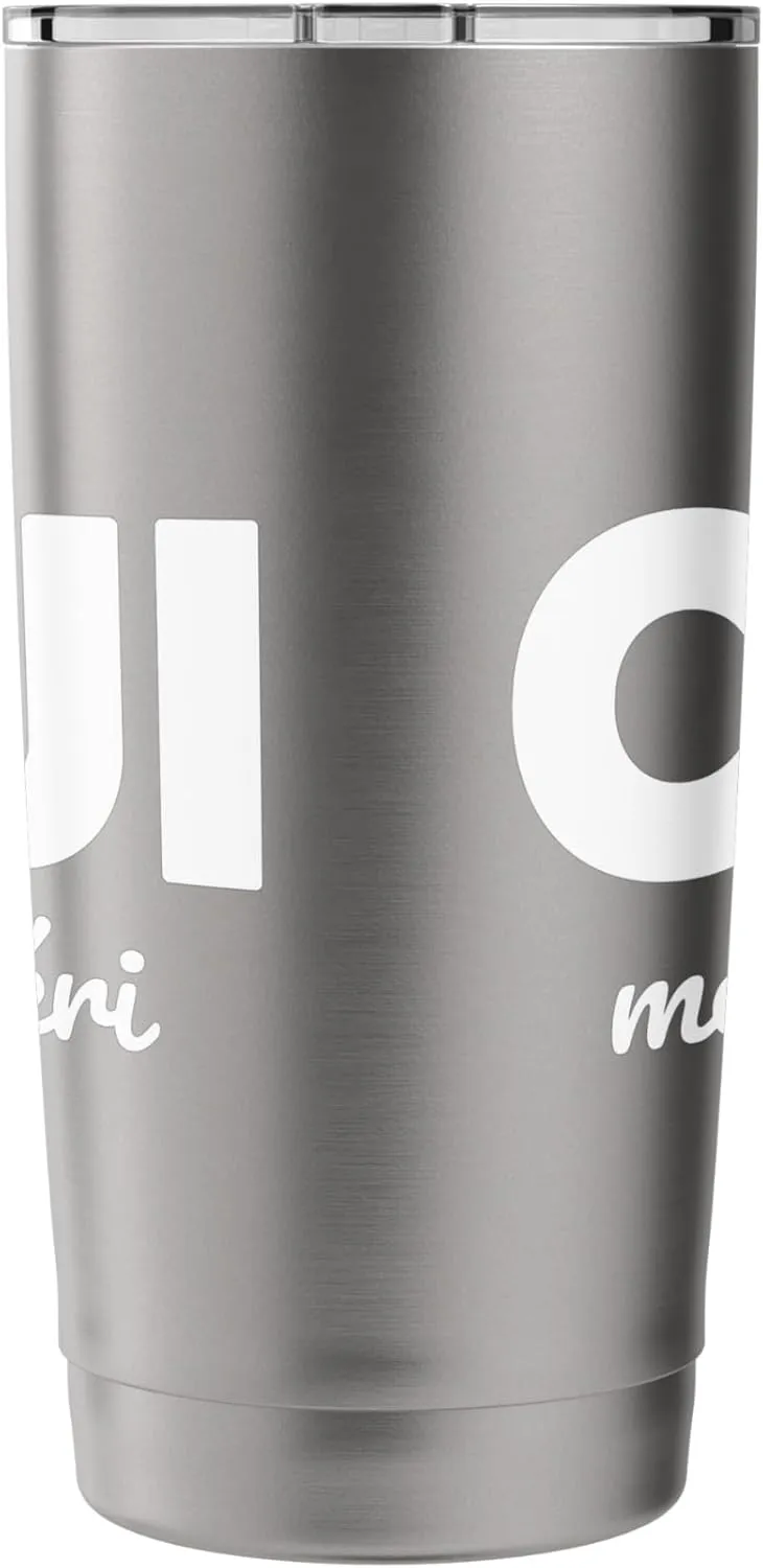 Oui Mon Cheri Cool French Expression Quotes Graphic Designs Stainless Steel Insulated Tumbler