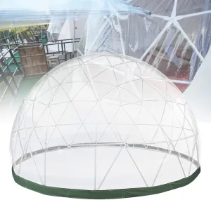 Outdoor Dome Camping Tent, Domed Conservatory Garden Room, with Transparent TPU Cover & Polyester Gauze, for Outdoor Camping, Picnics, Car Shows