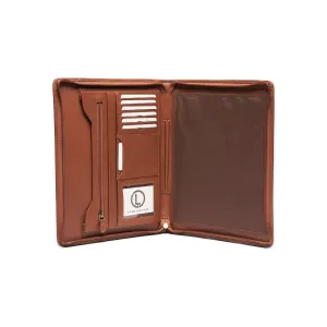 Pad folio cognac leather
