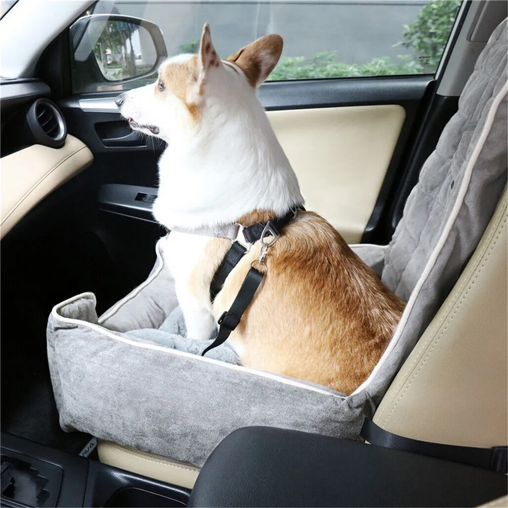 P&P Anti-Slip Dog Travel Bed Dog Car Seat Pet Booster Seat Fully Detachable Washable
