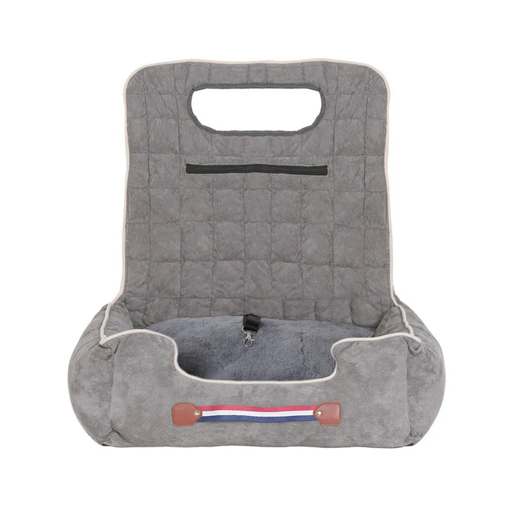 P&P Anti-Slip Dog Travel Bed Dog Car Seat Pet Booster Seat Fully Detachable Washable