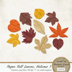 Paper Fall Leaves, Volume 03