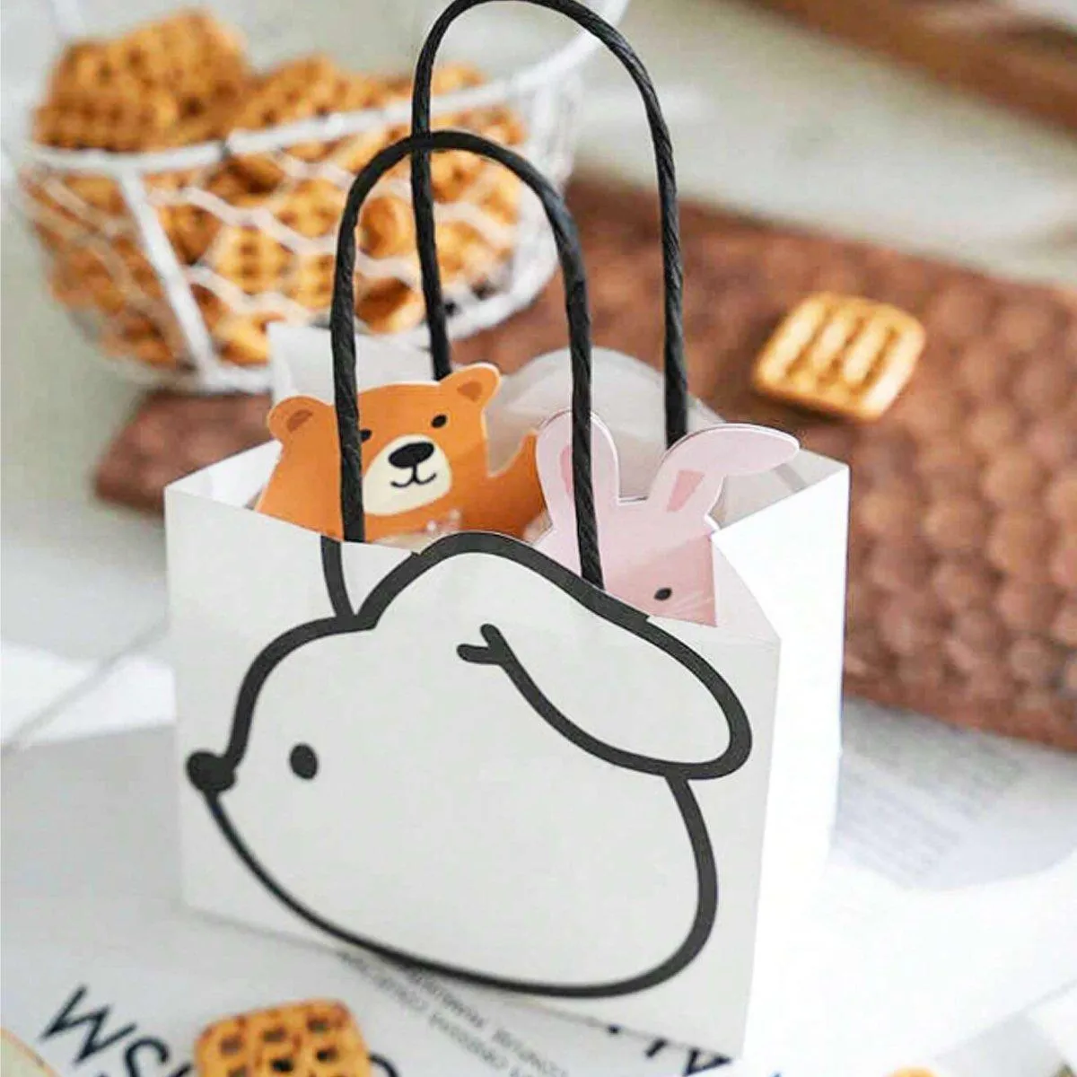 Paper Gift Bags with Handles 50PCS
