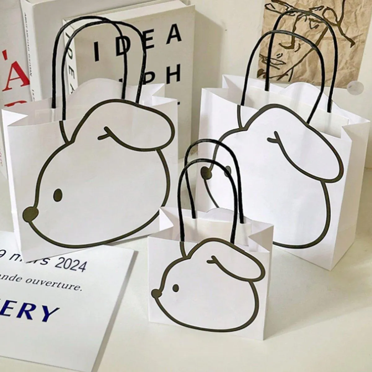 Paper Gift Bags with Handles 50PCS