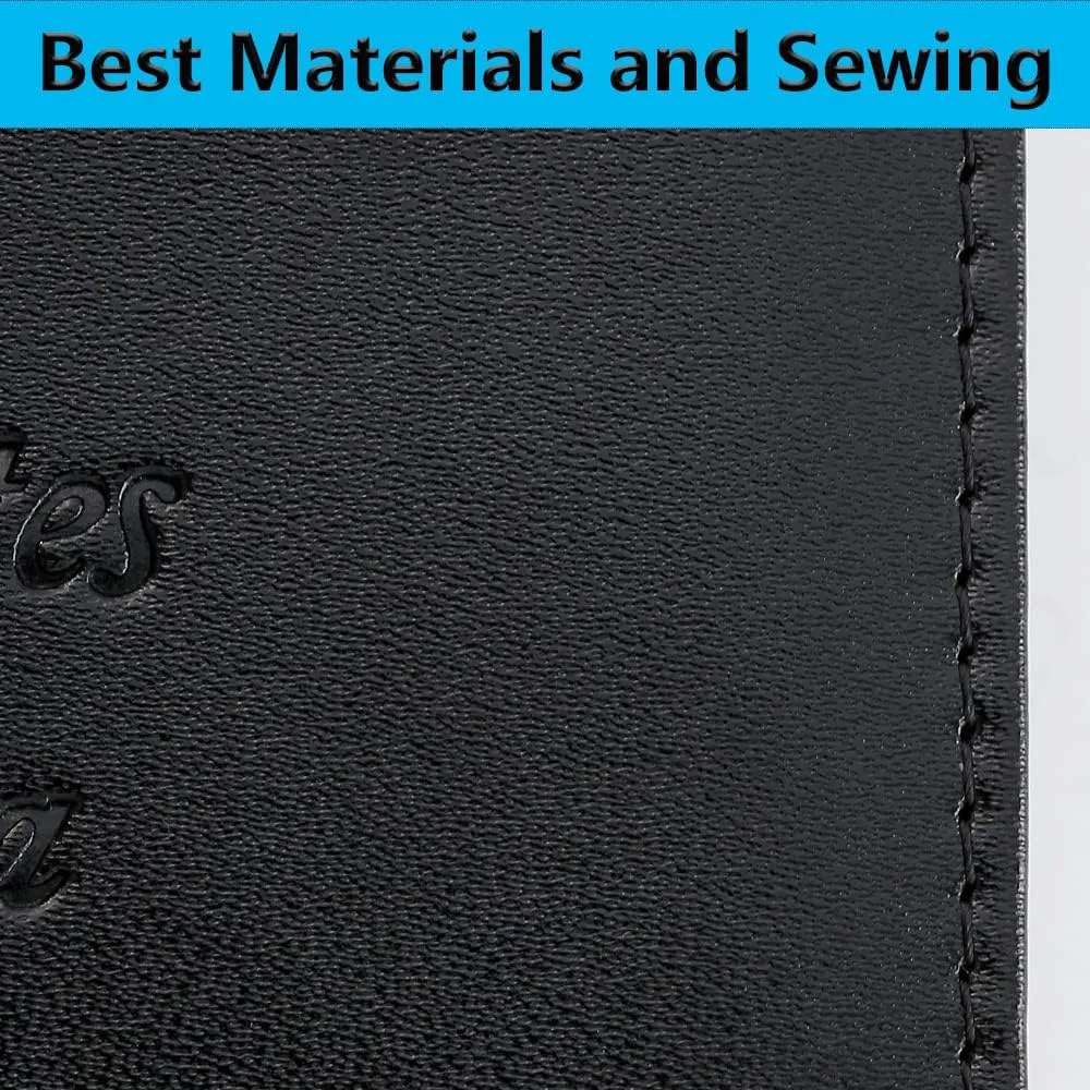 Passport Holder Cover Wallet Travel Essentials RFID Blocking Leather Card Case International Must Haves Travel Accessories for Women Men(113#Black)