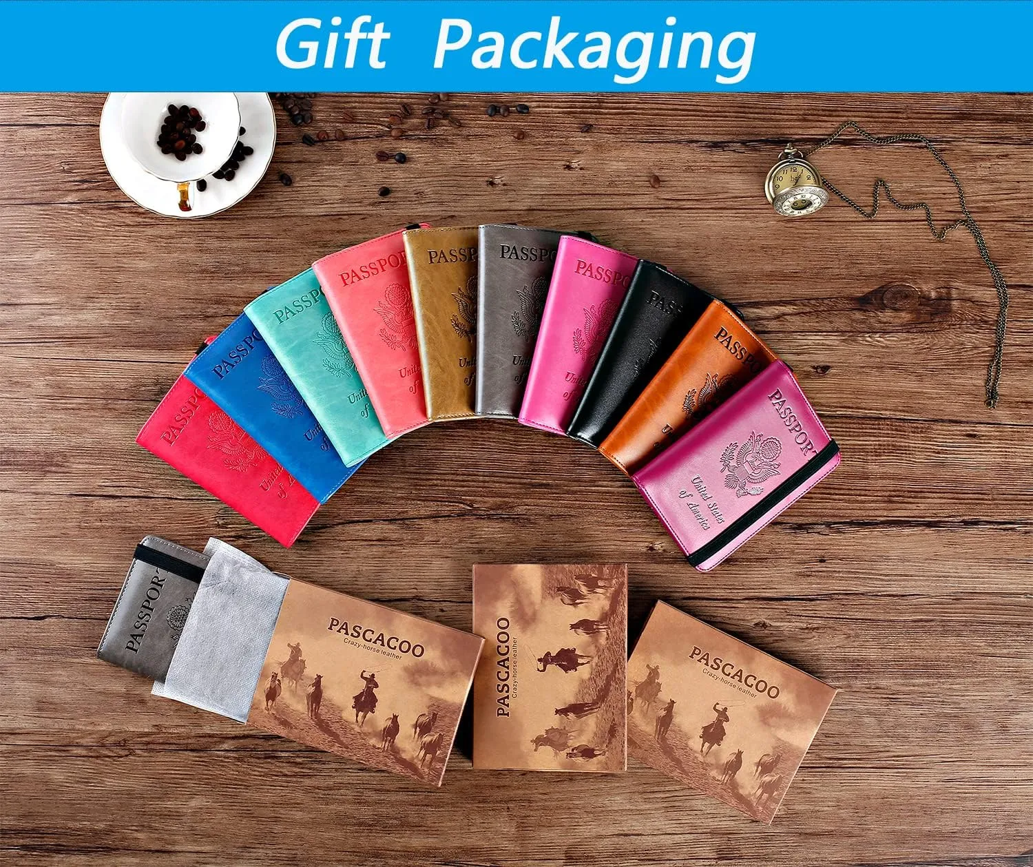 Passport Holder Cover Wallet Travel Essentials RFID Blocking Leather Card Case International Must Haves Travel Accessories for Women Men(113#Black)