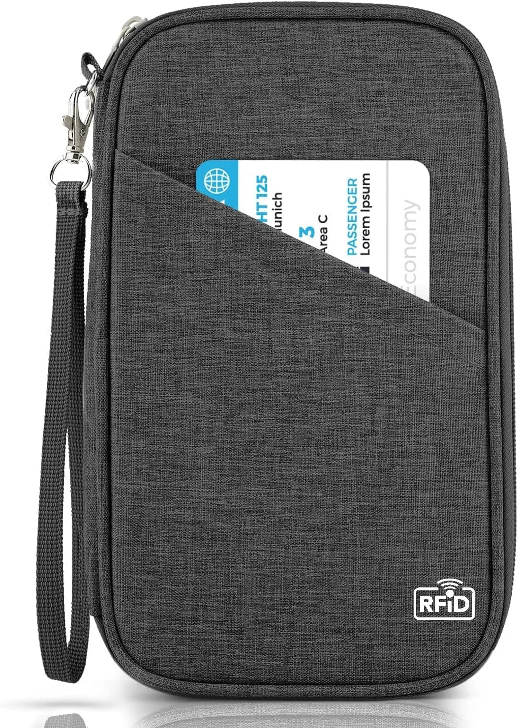 Passport Holder Family, Women RFID Blocking Passport Wallet, Travel Essentials Premium Wallets, Waterproof Passport Holders Bag for Men Traveling, Travel Document Organizer Credit Cards Case