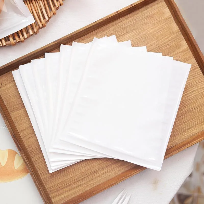 Pastry Packaging Bags 500PCS White/Kraft