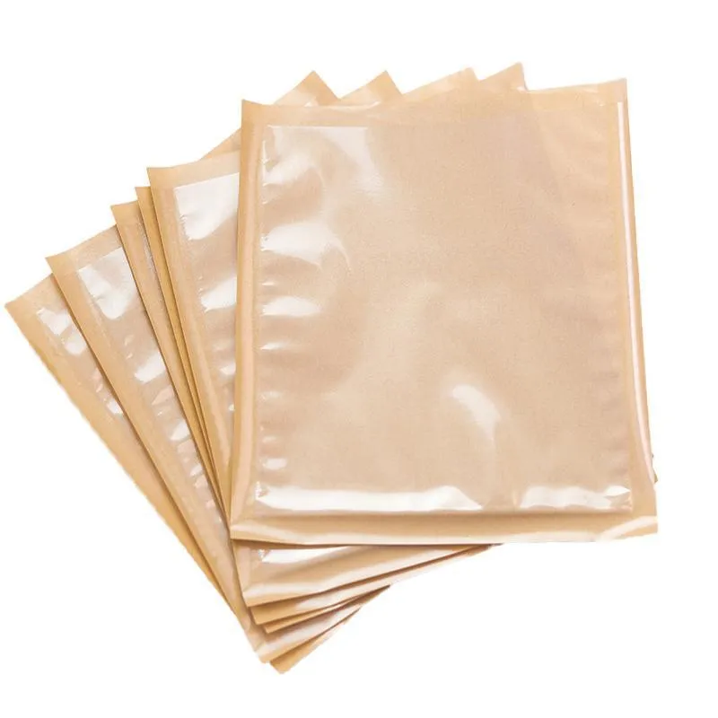 Pastry Packaging Bags 500PCS White/Kraft