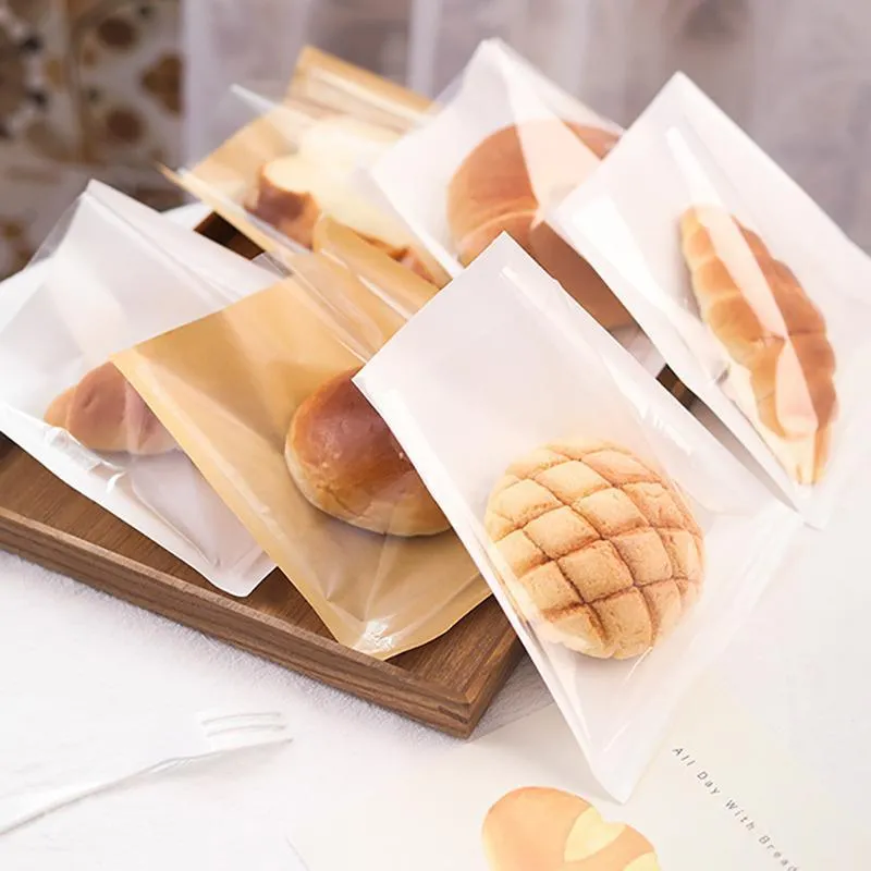 Pastry Packaging Bags 500PCS White/Kraft