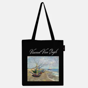 Peach Blossom Women's Cotton Printed Tote Bag With Zipper and Pouch