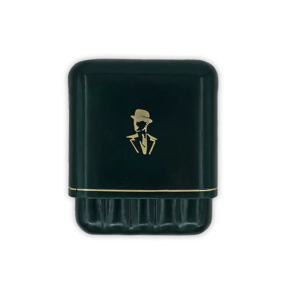 Peroni Firenze X Sartoria Napoletana Dark Green Half Toscano Cigar Case
