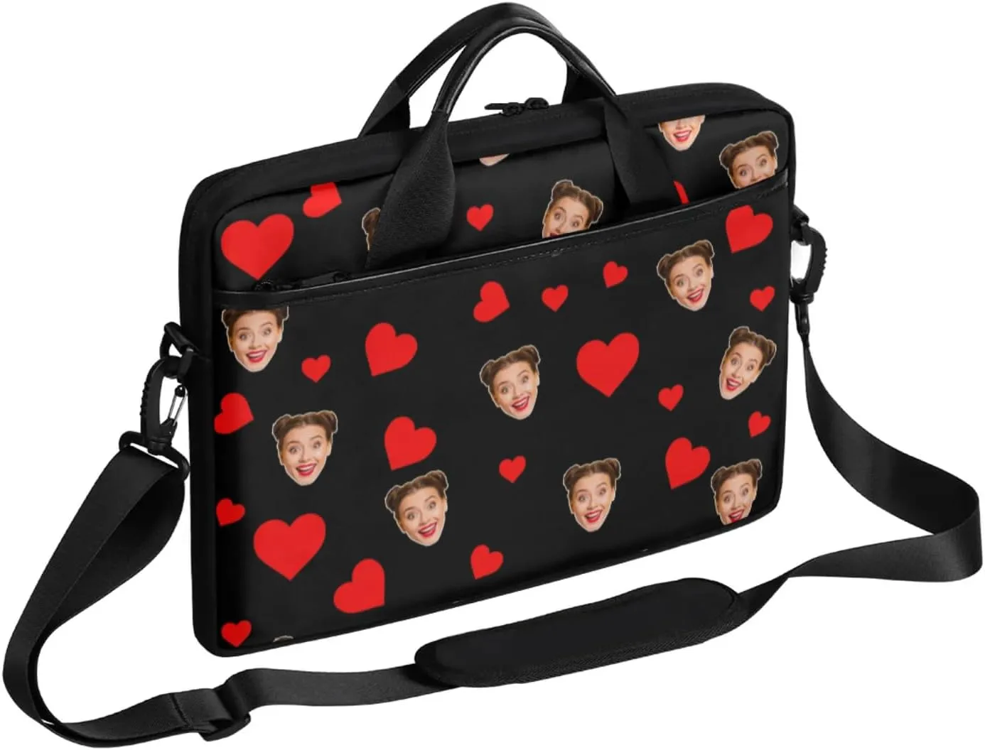 Personalized-Laptop-Bag-Case Briefcases Shoulder Bag for Women Man, Custom Computer Cases for Laptops