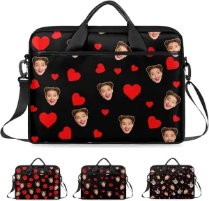 Personalized-Laptop-Bag-Case Briefcases Shoulder Bag for Women Man, Custom Computer Cases for Laptops