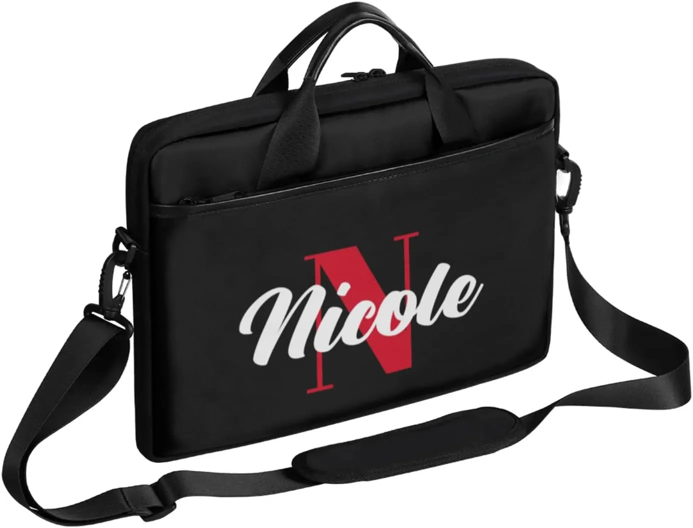 Personalized-Laptop-Bag-Case Briefcases Shoulder Bag for Women Man, Custom Computer Cases for Laptops