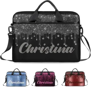 Personalized-Laptop-Bag-Case Briefcases Shoulder Bag for Women Man, Custom Computer Cases for Laptops