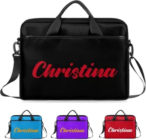 Personalized-Laptop-Bag-Case Briefcases Shoulder Bag for Women Man, Custom Computer Cases for Laptops
