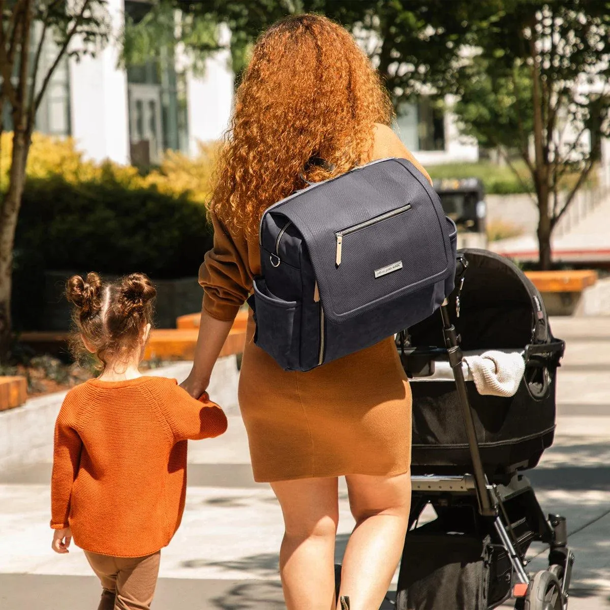 Petunia Pickle Bottom Boxy Backpack Deluxe Diaper Bag
