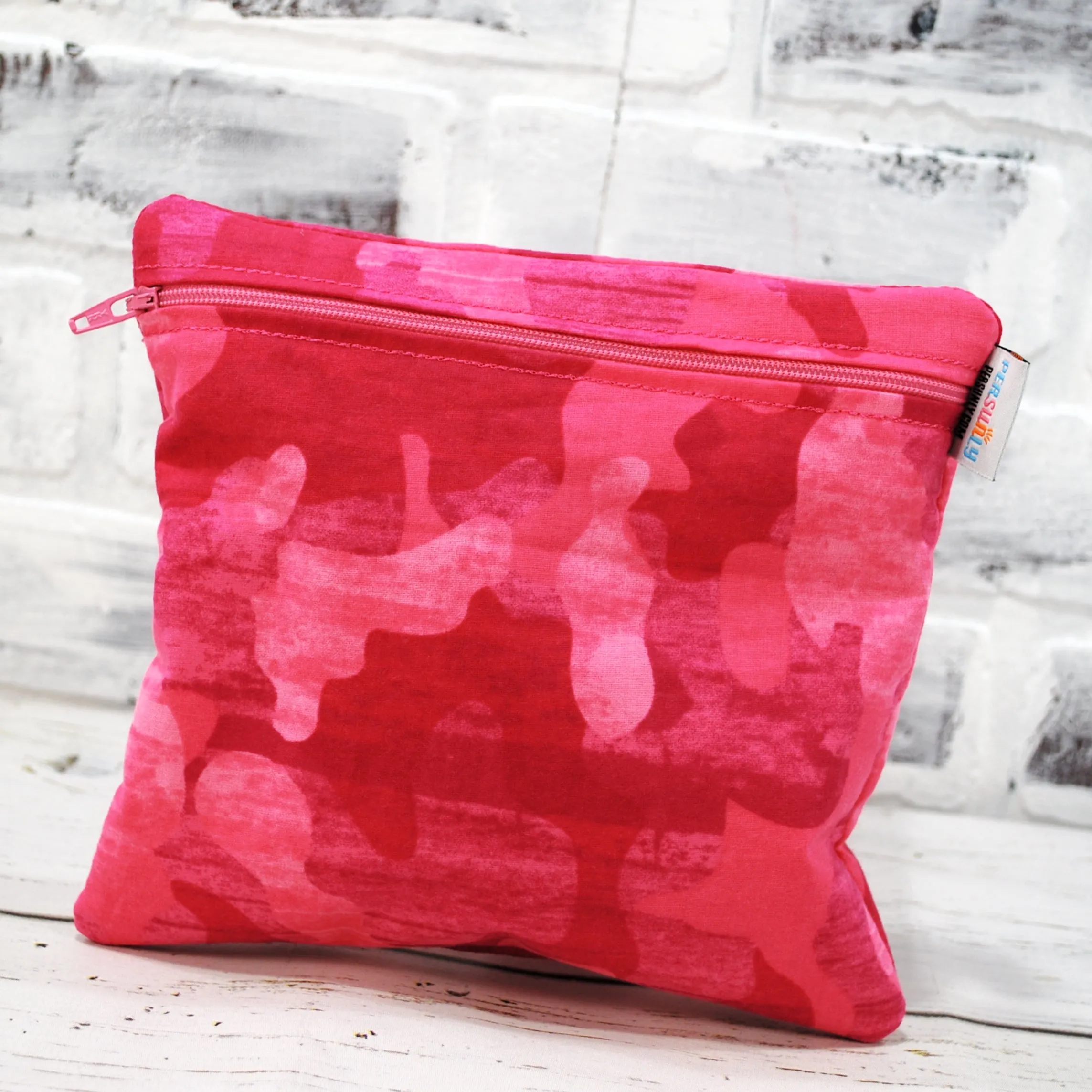 Pink Camo Personalized Reusable Food Bag