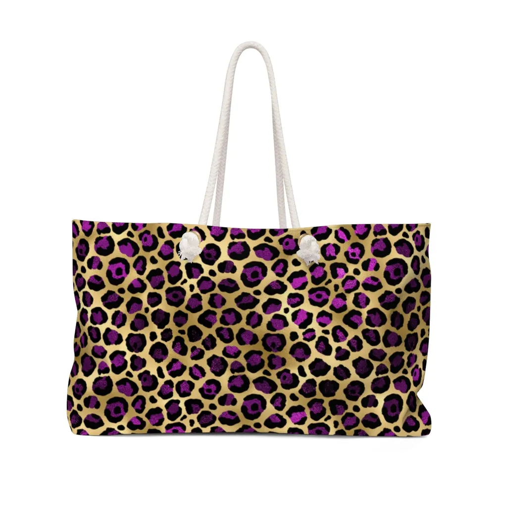 Pink Cheetah Trendy Oversized Weekender or Beach Tote