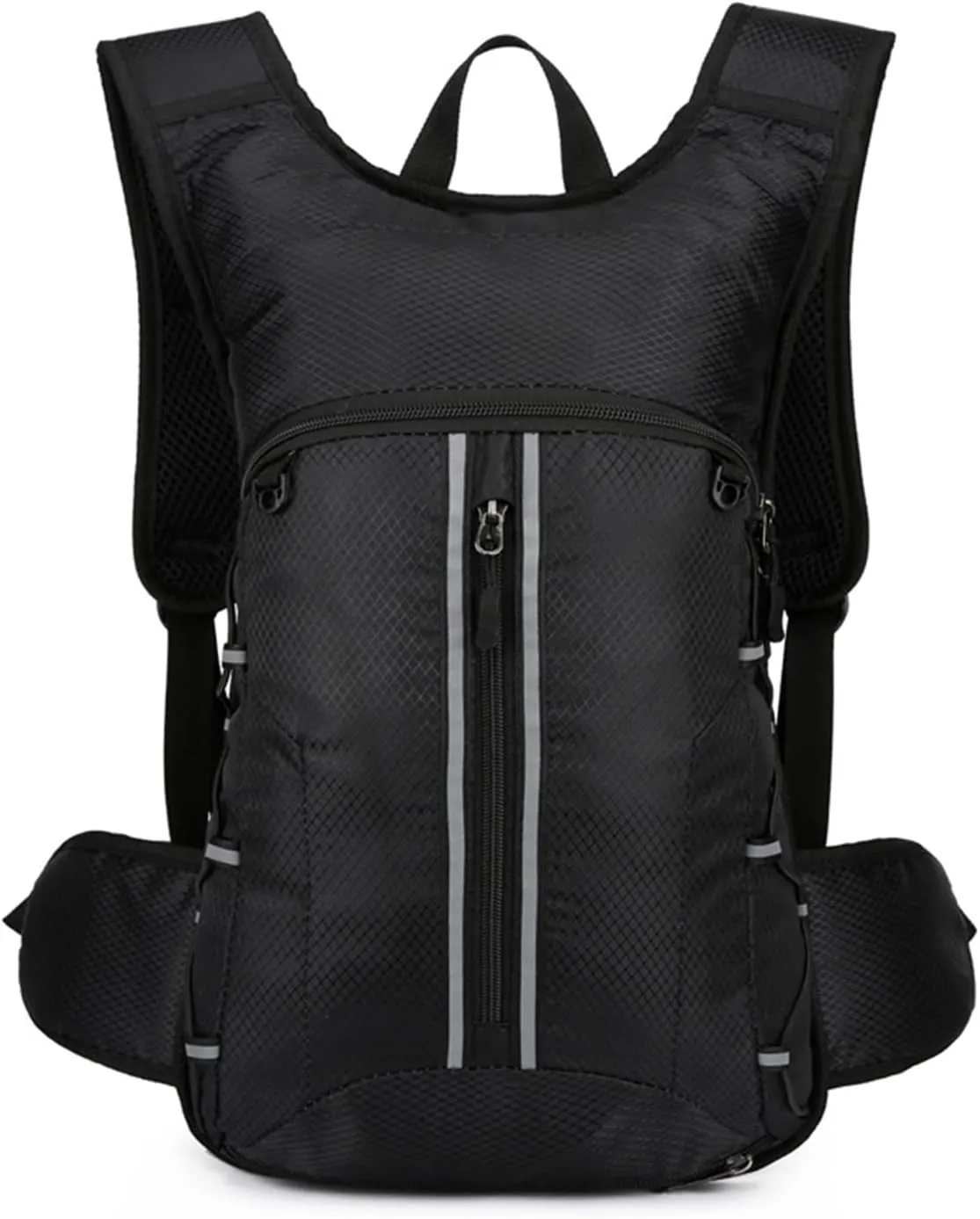 PORRASSO Hiking Backpack 20L Rucksack Breathable Daypack Lightweight Cycling Backpack Hydration Pack for Women Men Camping Trekking Climbing Outdoor Sports Black