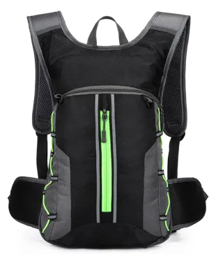 PORRASSO Hiking Backpack 20L Rucksack Breathable Daypack Lightweight Cycling Backpack Hydration Pack for Women Men Camping Trekking Climbing Outdoor Sports Green