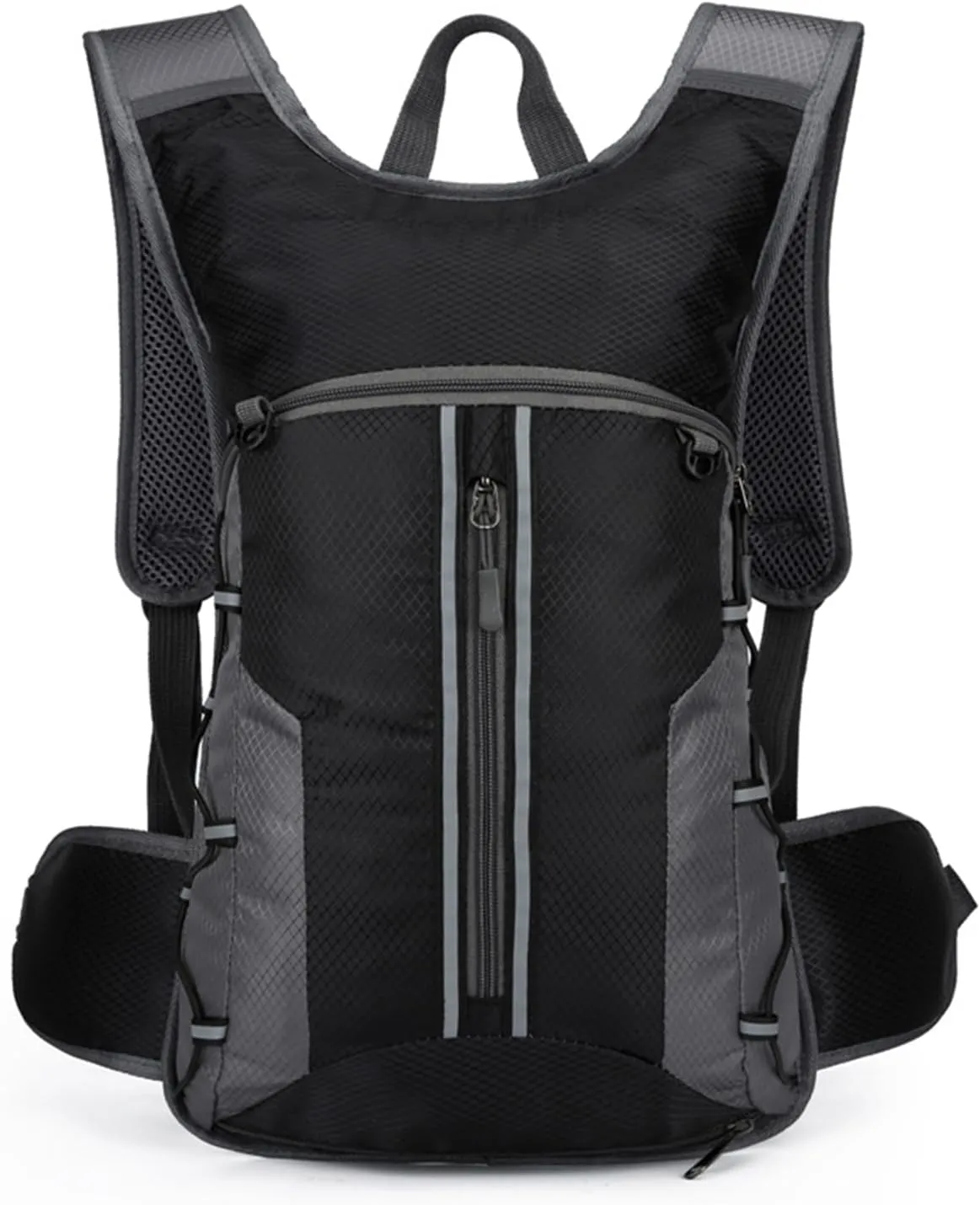 PORRASSO Hiking Backpack 20L Rucksack Breathable Daypack Lightweight Cycling Backpack Hydration Pack for Women Men Camping Trekking Climbing Outdoor Sports Grey