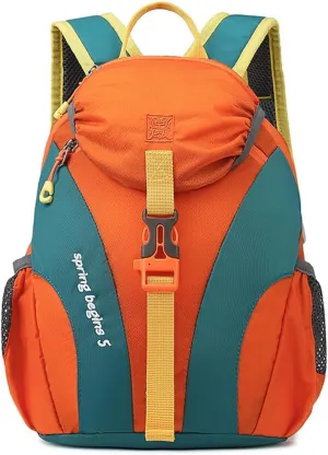 PORRASSO Hiking Backpack 5L Daypack Rucksack Lightweight Waterproof Women Men Backpack for Camping Daily Use Orange