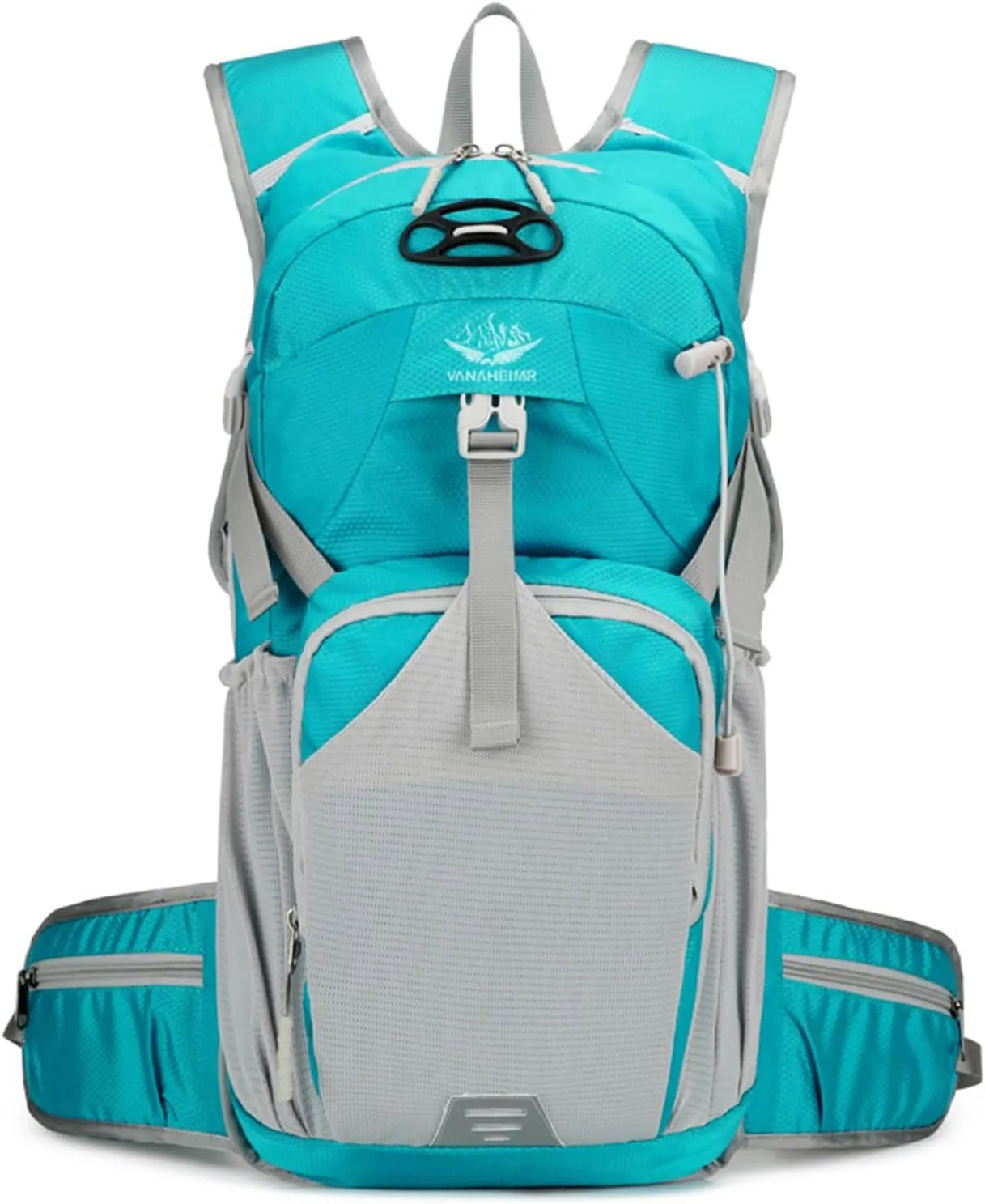 PORRASSO Hiking Backpack Waterproof Daypack 18L Rucksack Lightweight Backpack for Women Men Trekking Cycling Climbing Outdoor Sports Green