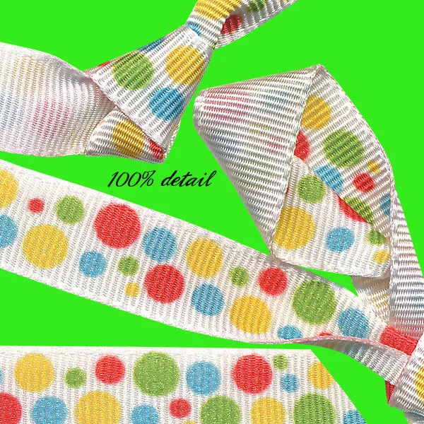 Primary Dots Ribbons