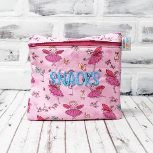 Purple Fairy Food Safe Personalized Reusable Bag