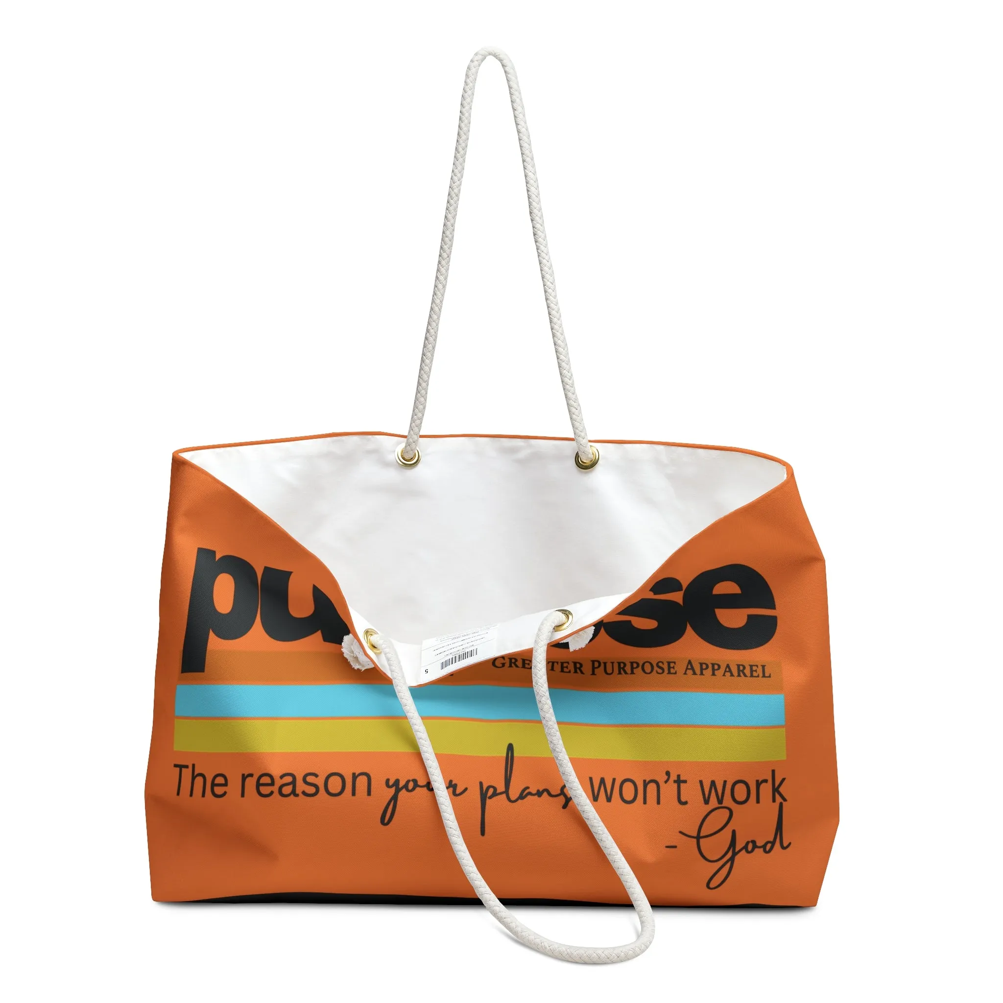 Purpose- Weekender Bag