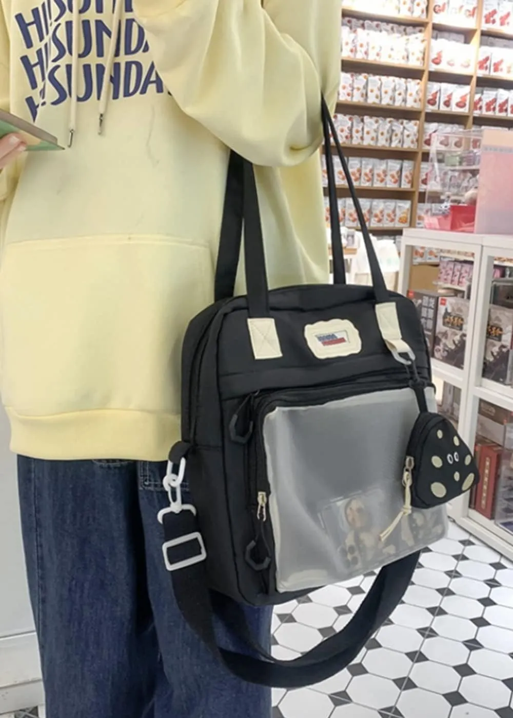 Purse Handbag JK Uniform Messenger Bag Lolita Shoulder Crossbody Bag Ita Bag Nylon Tote