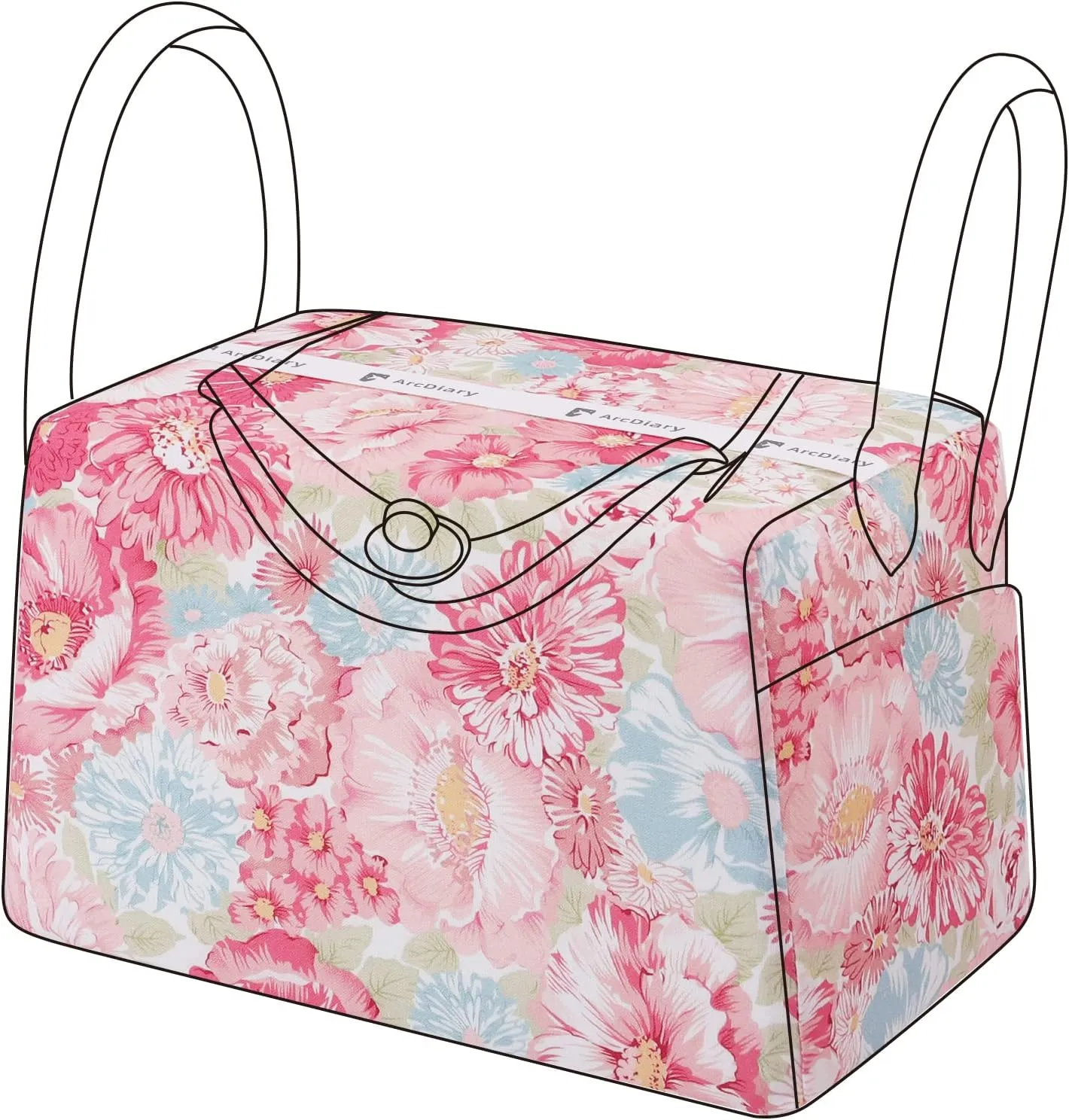 Purse Pillow Insert for Lindy 19/26/30/34 bags, Soft Memory Foam Bag Pillow, Luxury Handbag Tote Shaper(Lindy19,Blooming)