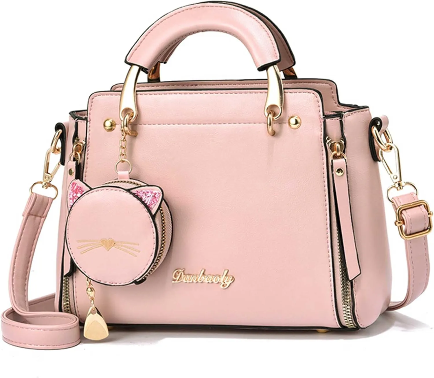 Purses and Handbags for Women Fashion PU Leather Top Handle Women Satchel Shoulder Bags Small Totes Crossbody Bags