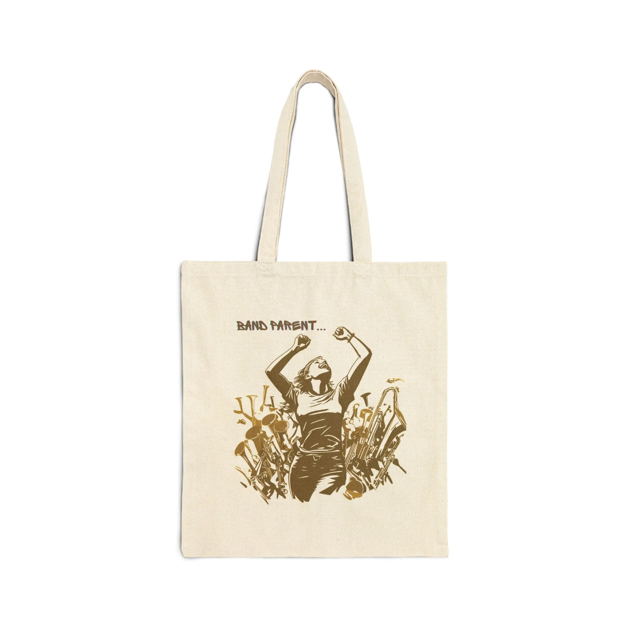 "Band Parent" Cotton Canvas Tote Bag